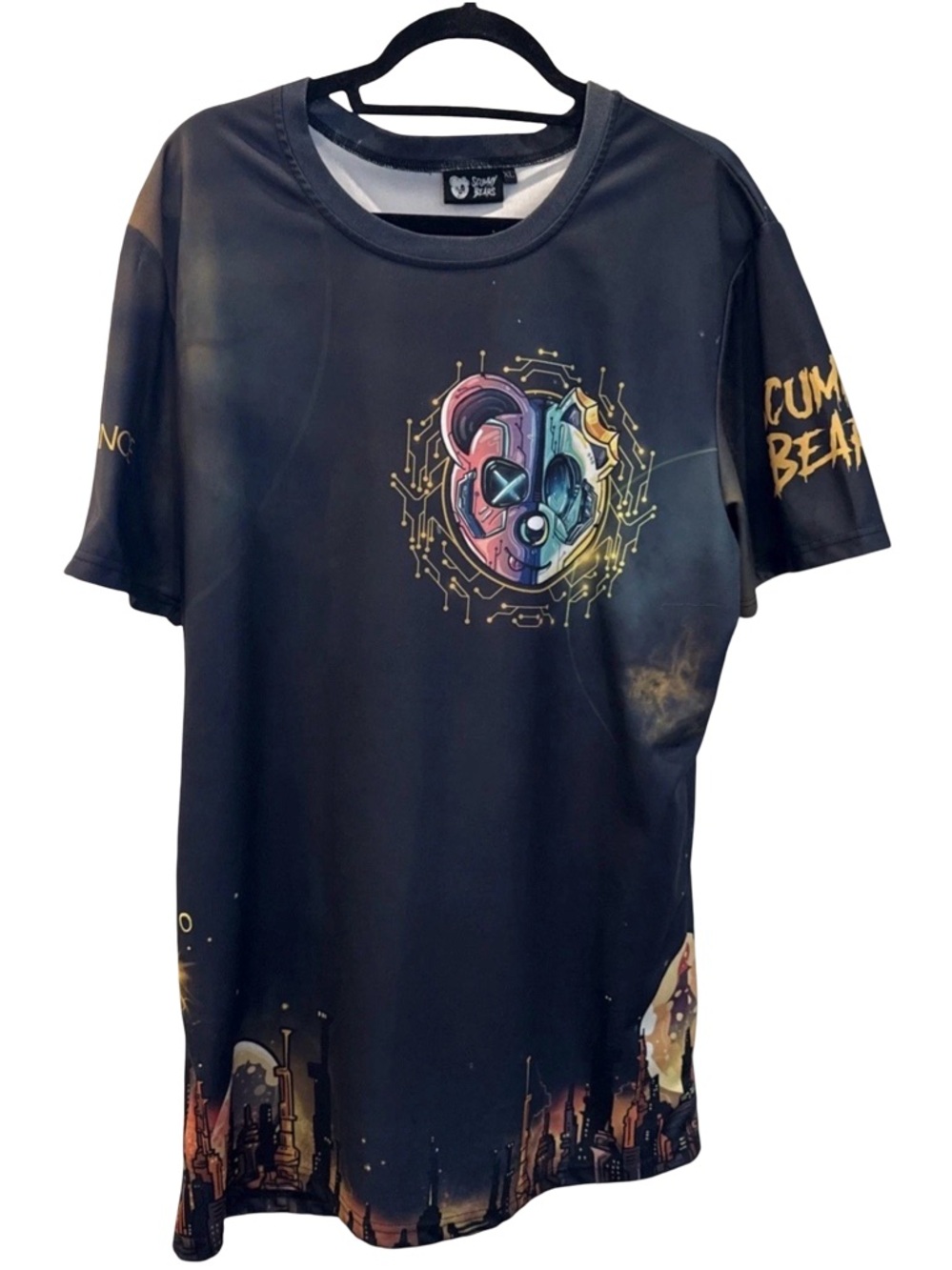 Scummy Bears Men’s XL Long T-Shirt Decadence Global Dance